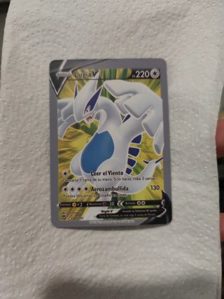 Carta Pokémon Lugia V 185/195