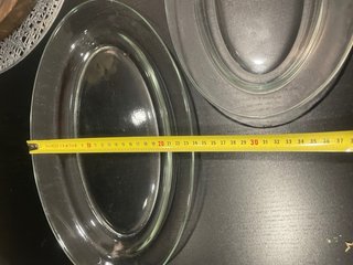 Fuente Duralex Vidrio Transparente(precio x las 2)