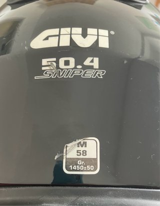 Casco Moto Givi 50.4 Sniper Negro