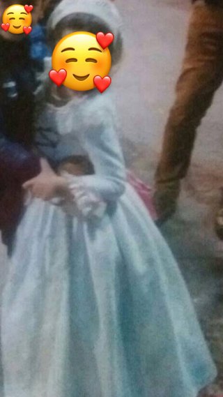 Traje de Fallera Niña Blanco y Rosa