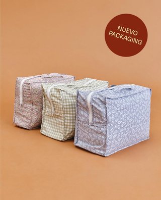 Nido Bebé Molis&Co Cuadros Verde 90x50cm Mint Tea
