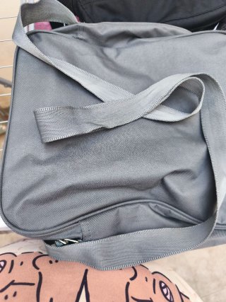 Mochila Bolso Hombre Negro Gris