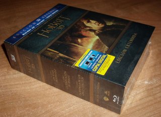 El Hobbit Trilogia Extendida Blu-Ray 3D+2D Nuevo