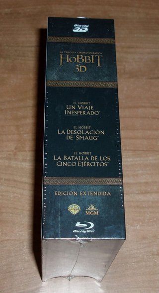 El Hobbit Trilogia Extendida Blu-Ray 3D+2D Nuevo