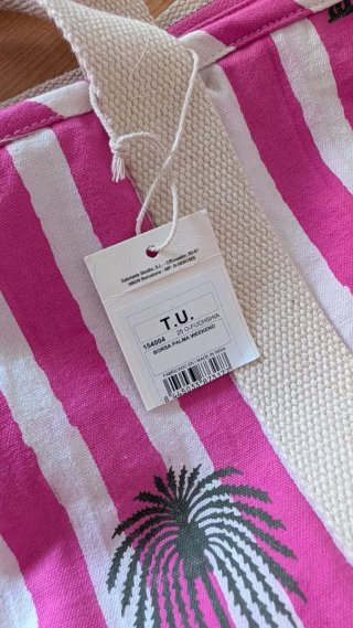 Bolsa de playa palmeras