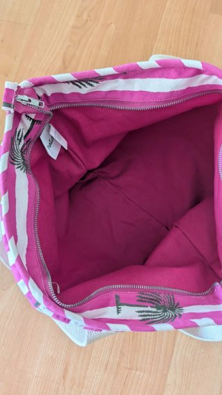 Bolsa de playa palmeras