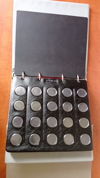 Álbum de monedas PARDO con funda