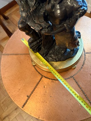 Lámpara Escultura Bronce Pau Marcel