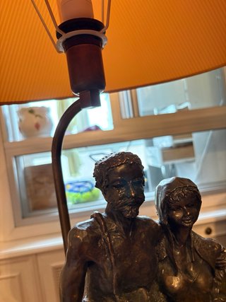 Lámpara Escultura Bronce Pau Marcel
