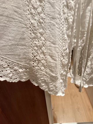 Vestido Ibicenco Blanco Talla Única
