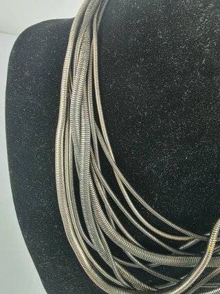 Collana Valentina Lagana vintage rosso/argento