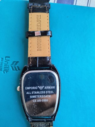 2 Relojes Emporio Armani (Negro, Azul, Blanco)