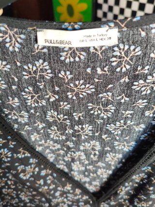 Vestido Pull&Bear Estampado T. L/XL