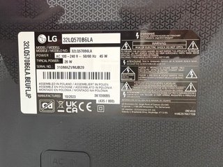 Televisión LG Negra