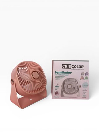 Bolso rafia rosa Hello Summer + Ventilador