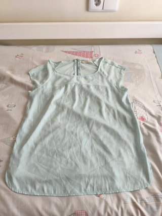 Camiseta azul manga corta