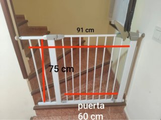 Barrera de seguridad para escaleras