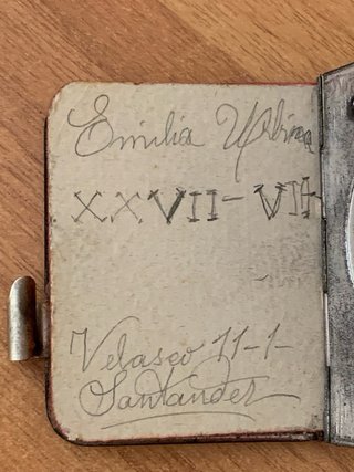 Carnet de baile Art Nouveau S.XIX