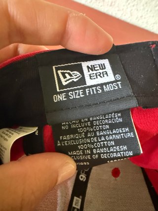 Gorra New Era NY Roja Ajustable 9FORTY