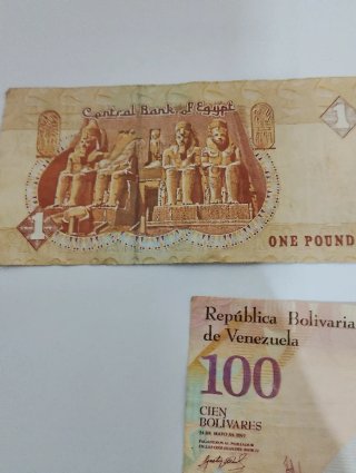 Banconote Venezuela 100 Bolívares 3Egitto