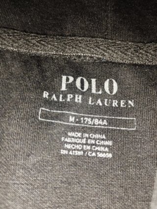 Sudadera Polo Ralph Lauren Negra Cremallera