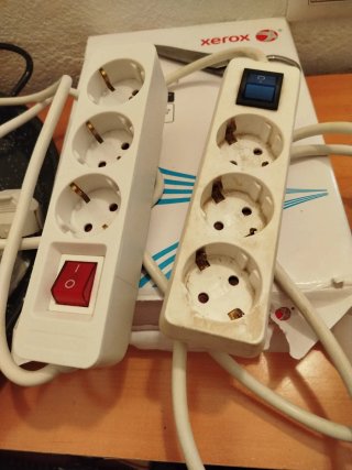 Regleta 3 enchufes con interruptor