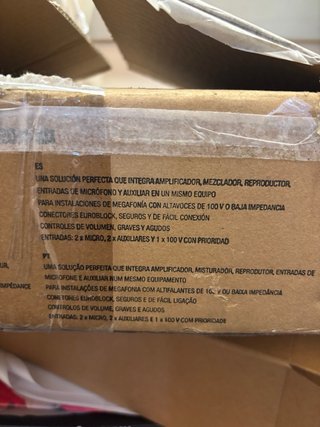 Fonestar Amplificador Megafonía 100V