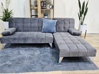 Sofá Cama Chaiselongue Gris