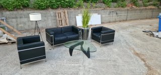 Sofá de 2 plazas y 2 de una plaza diseño vintage