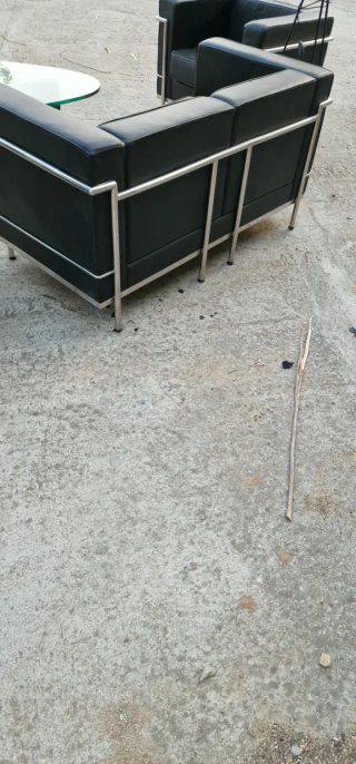 Sofá de 2 plazas y 2 de una plaza diseño vintage