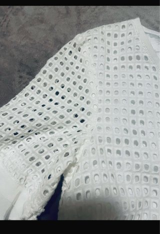 Vestido calado blanco Lanidor