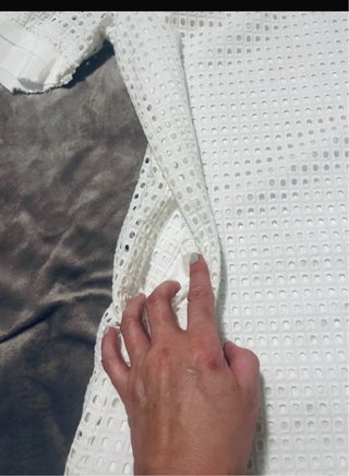 Vestido calado blanco Lanidor
