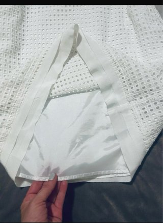 Vestido calado blanco Lanidor