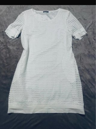 Vestido calado blanco Lanidor