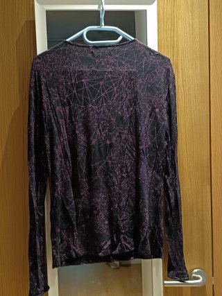 Camiseta manga larga estampada