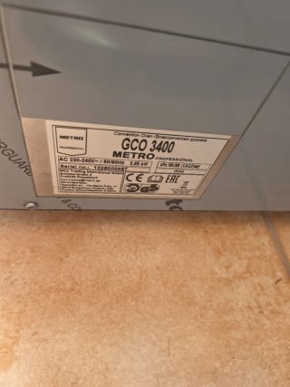 Horno Sobremesa Metro Professional GCO3400
