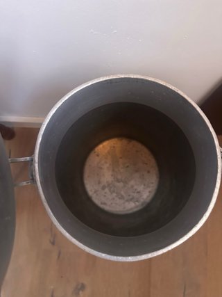 Lechera grande de aluminio