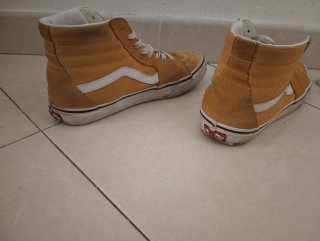Vans Altas Amarillas