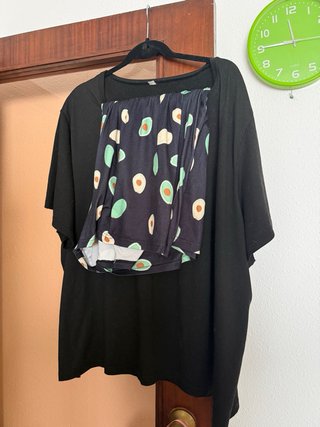 Pijama Mujer Shein Aguacate Negro