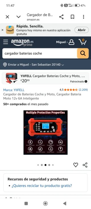 Cargador Baterías Coche y Moto YIIFELL