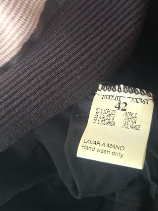 Vestido Amaya Arzuaga rayas negro y rosa