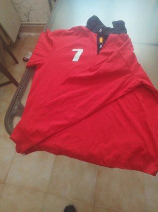 Sudadera España Talla L Roja