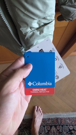 Plumífero Columbia Mujer Talla M Gris