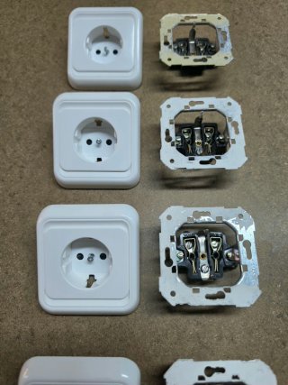 6 Enchufes Monobloc Completos