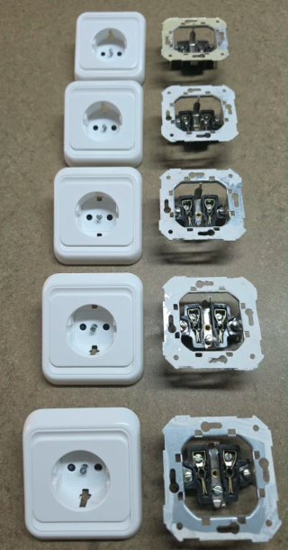 6 Enchufes Monobloc Completos