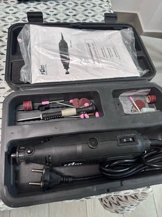 Miniamoladora RDM 135W con accesorios