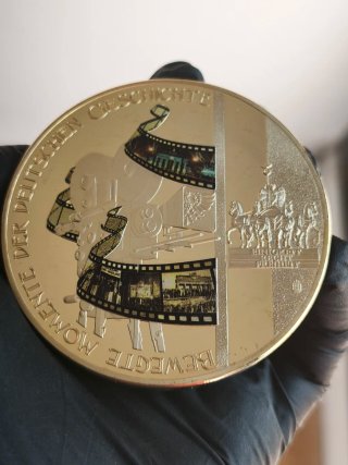 Medaglia Olografa Riunificazione Tedesca 3 Ott 19