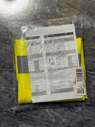 Chaleco de seguridad reflectante amarillo