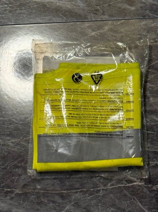 Chaleco de seguridad reflectante amarillo