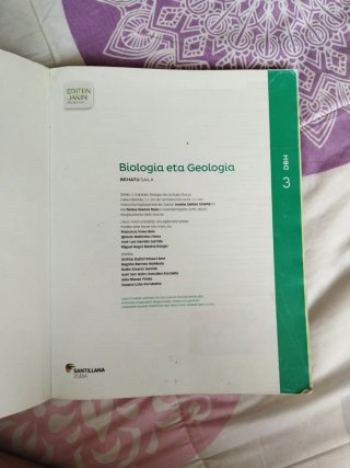Biologia eta geologia, DBH 3 Egiten Jakin proie...